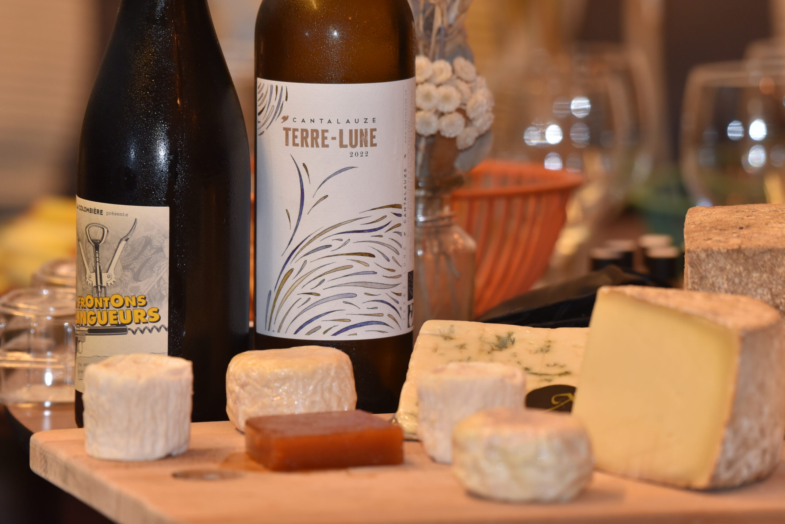 Fromages et vins lors d'un atelier à Toulouse