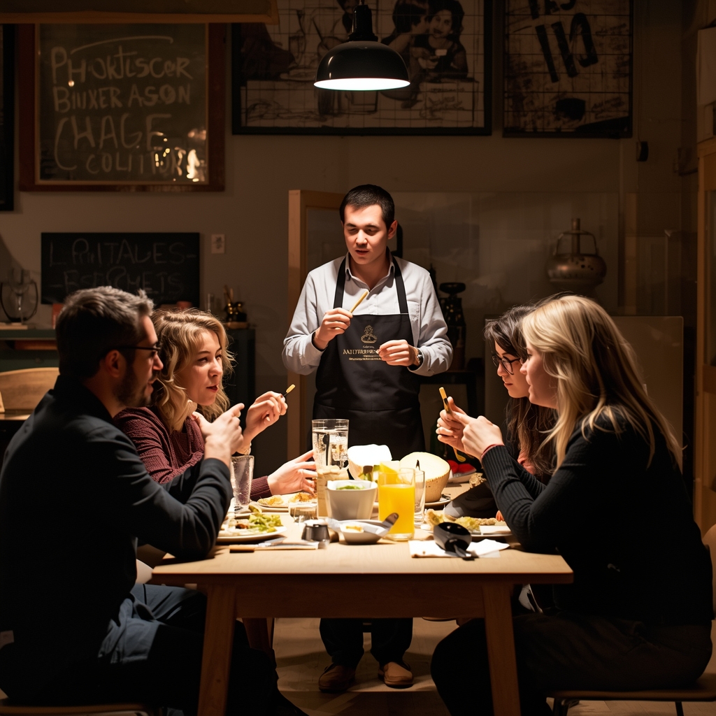 Nathan fromager professionnel expliquant les techniques de dégustation fromage à Toulouse Capitole